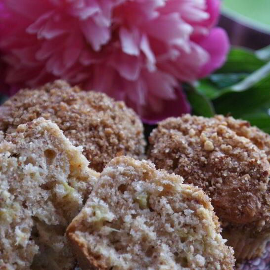 Рецепт маффины с ревенем