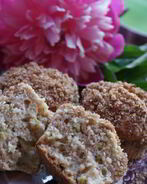 Маффины с ревенем