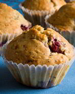 Маффины с вишней