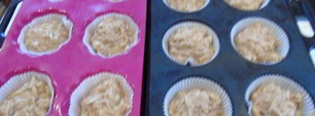 маффины с яблоком из цельнозерновой муки. Шаг 8