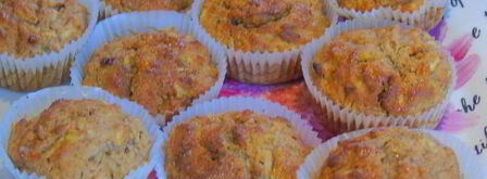 маффины с яблоком из цельнозерновой муки. Шаг 9