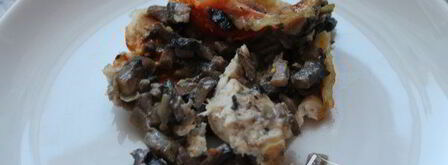 мясные маффины из куриного филе, грибов и сыра моцарелла. Шаг 7