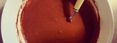 шоколадные маффины с апельсином и грецкими орехами. Шаг 3