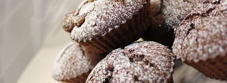 шоколадные маффины с халвой. Шаг 5