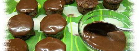 шоколадные маффины с орехами и клюквой. Шаг 7