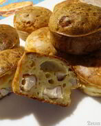 Сырные маффины с курочкой