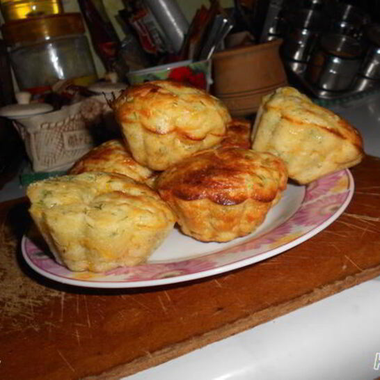 Рецепт сырные маффины