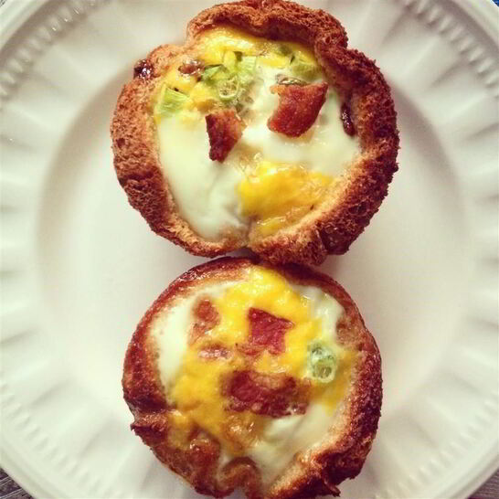 Рецепт утренние маффины-яичницы