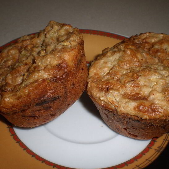 Рецепт яблочно-кабачковые маффины