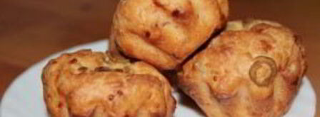 закусочные маффины с оливками и сулугуни. Шаг 5