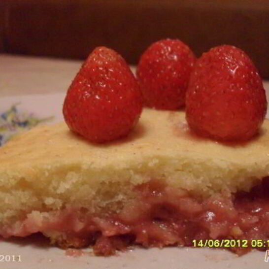 Рецепт манник с клубникой