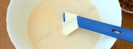 постный шоколадный манник. Шаг 3