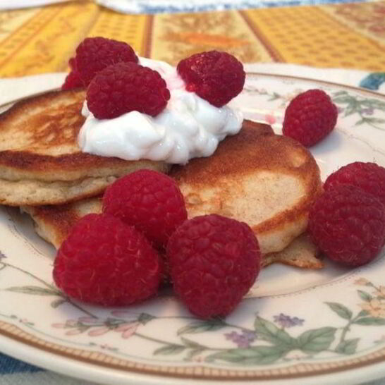 Рецепт банановые оладьи на ржаной муке