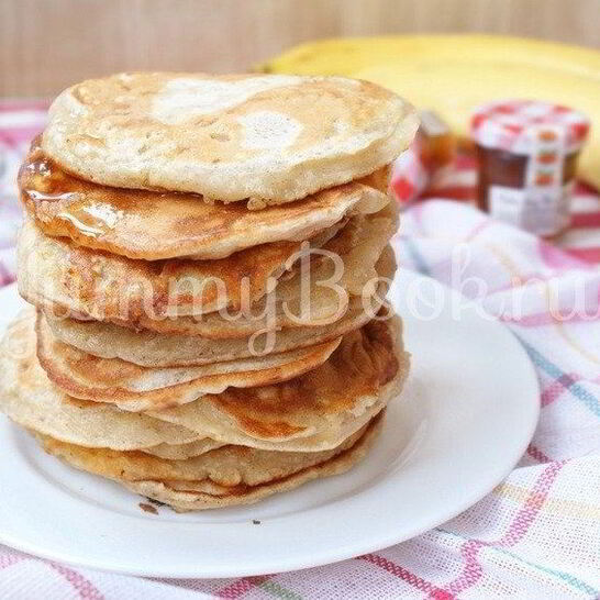Рецепт банановые оладьи
