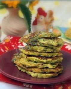Кабачковые оладушки с сыром