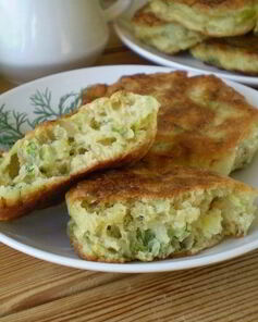 Капустные оладушки на кефире