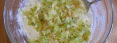 капустные оладушки на кефире. Шаг 8