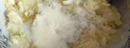 капустные оладьи из капусты. Шаг 5