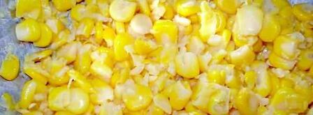 кукурузные оладьи с курицей. Шаг 6