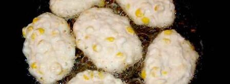 кукурузные оладьи с курицей. Шаг 24