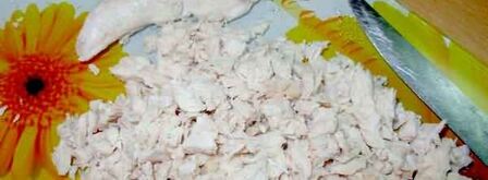 кукурузные оладьи с курицей. Шаг 8