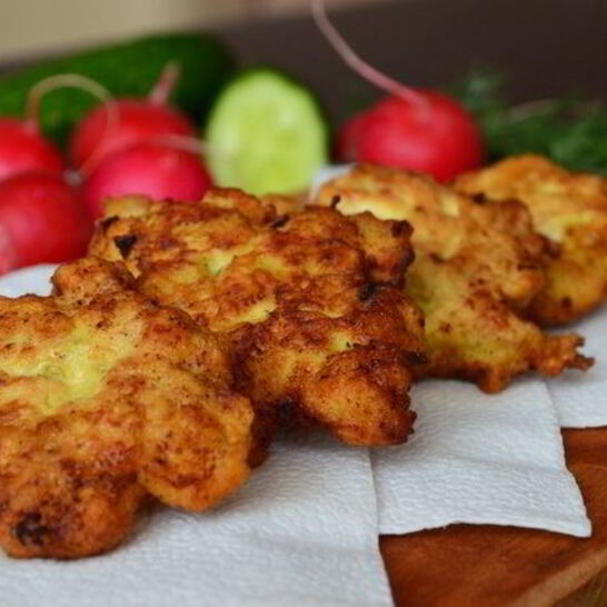 Рецепт куриные оладушки классика