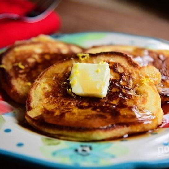 Рецепт лимонные оладьи