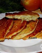 Луковые оладушки
