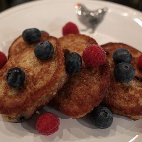 Рецепт миндально-банановые оладушки