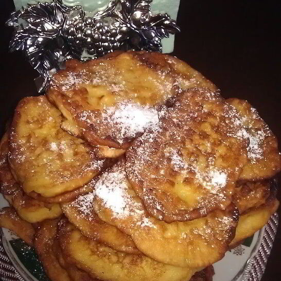 Рецепт оладушки с яблоками