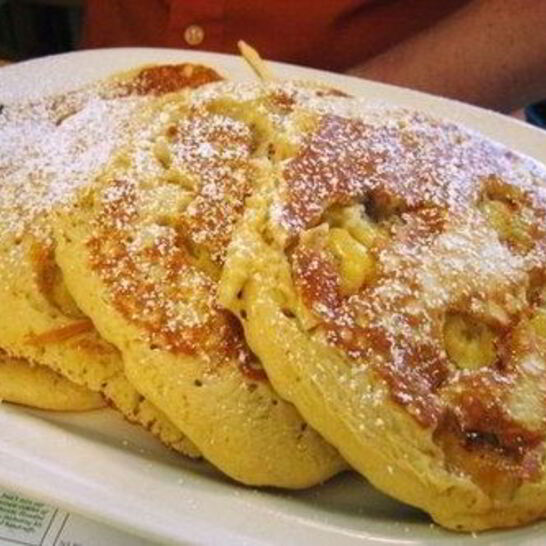 Рецепт оладьи банановые на молоке