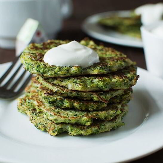 Рецепт оладьи из брокколи в духовке