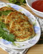 Оладьи из кабачков с сыром