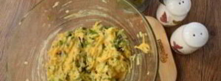 оладьи из кабачков с тыквой в духовке. Шаг 3