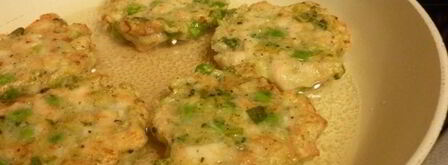 оладьи из куриного фарша. Шаг 4