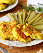 Оладьи из куриного филе
