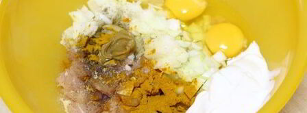 оладьи из куриного филе. Шаг 6