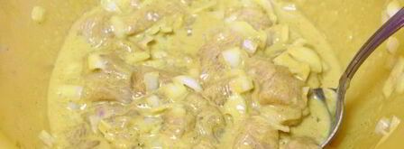 оладьи из куриного филе. Шаг 7