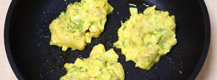 оладьи из куриного филе. Шаг 11