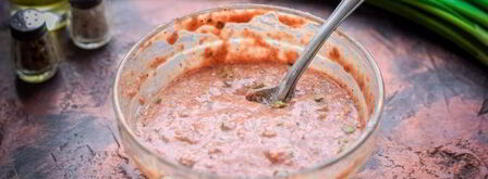 оладьи из куриной печени с рисовой мукой. Шаг 8