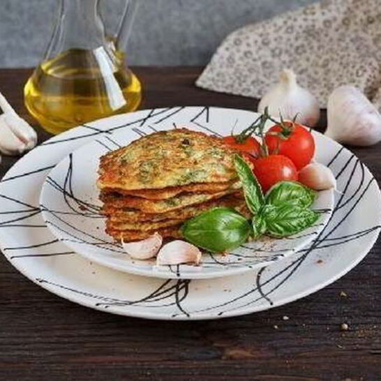 Рецепт оладьи из помидоров и базилика