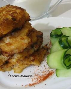 Оладьи из цветной капусты с сыром