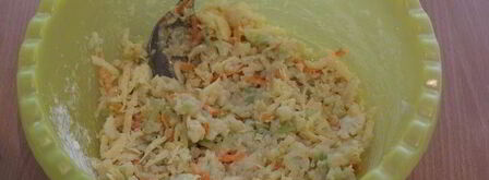 оладьи из цветной капусты. Шаг 3