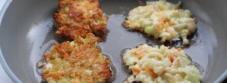 оладьи из цветной капусты. Шаг 4