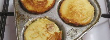 оладьи картофельные с семгой. Шаг 3