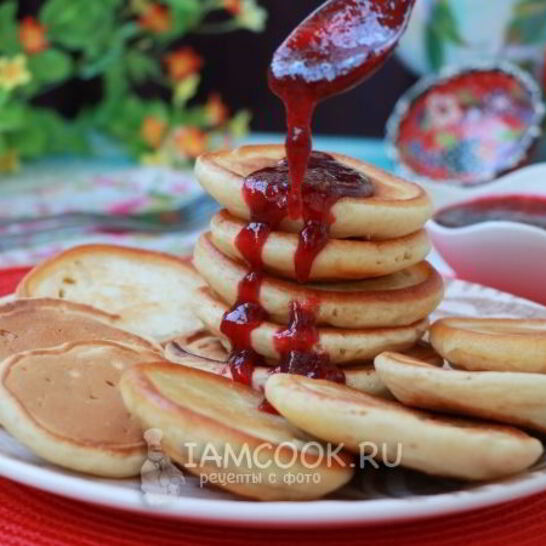 Рецепт оладьи на кислом молоке без яиц