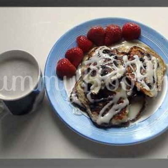 Рецепт оладьи с черникой