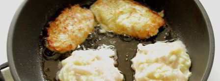 оладьи с кабачком и курицей. Шаг 3