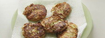 оладьи с кабачком и курицей. Шаг 4