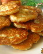 Оладьи с луком